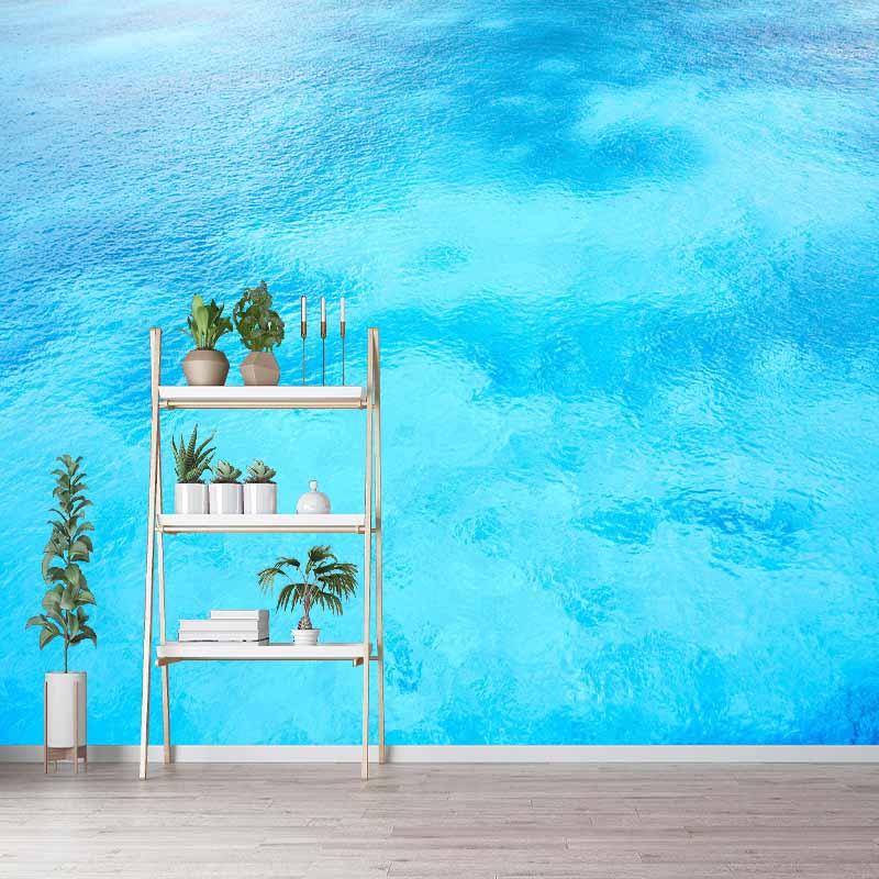 Photography Tropical Wallpaper Sea Print Living Room Stain Resistant