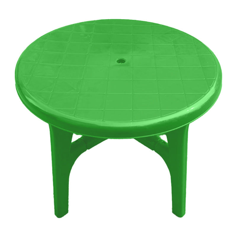 Plastic Water Resistant Patio Table Square /Round with Umbrella Hole