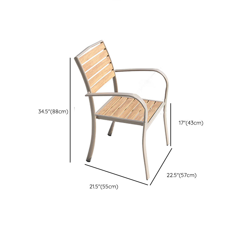 Standard Height Light Wood Dining Room Chair and Table Set with Chairs