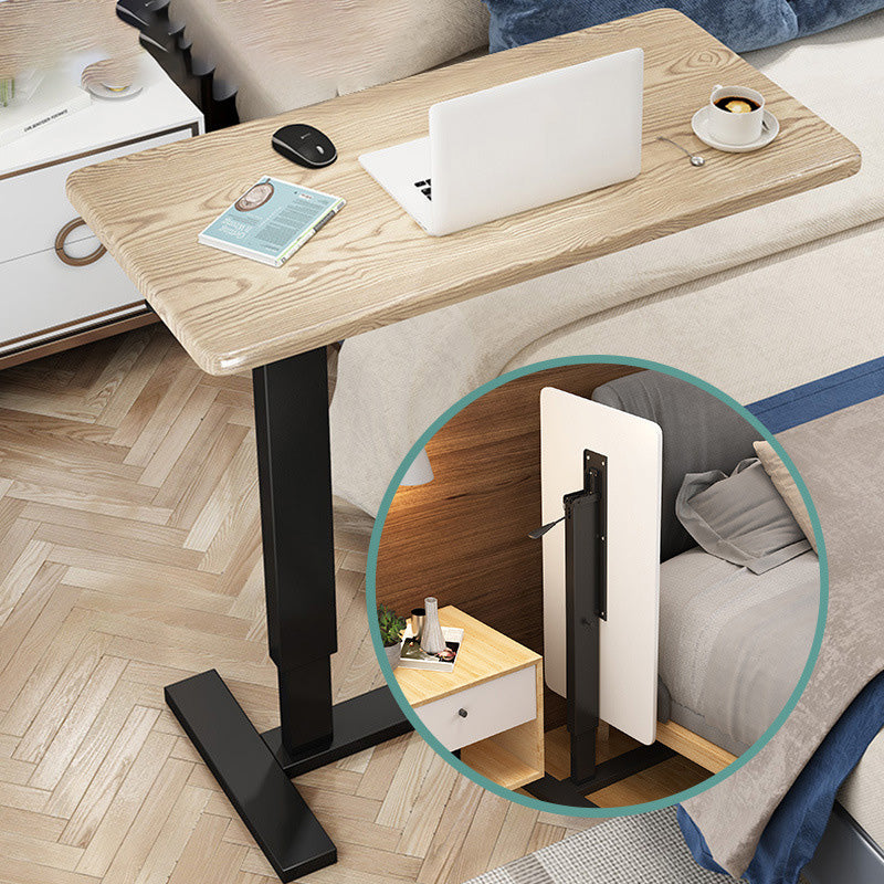 Modern Wood Writing Desk Floating Rectangular Laptop Table for Home