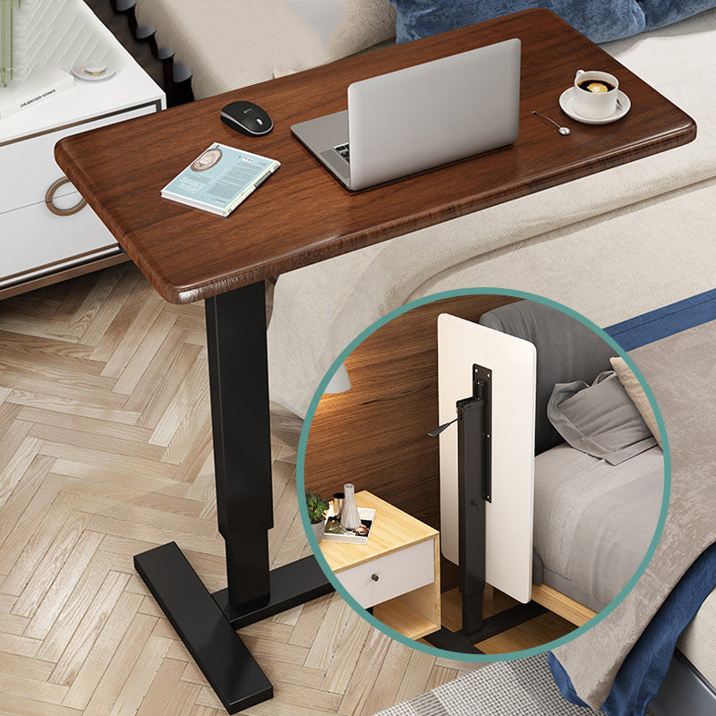 Modern Wood Writing Desk Floating Rectangular Laptop Table for Home