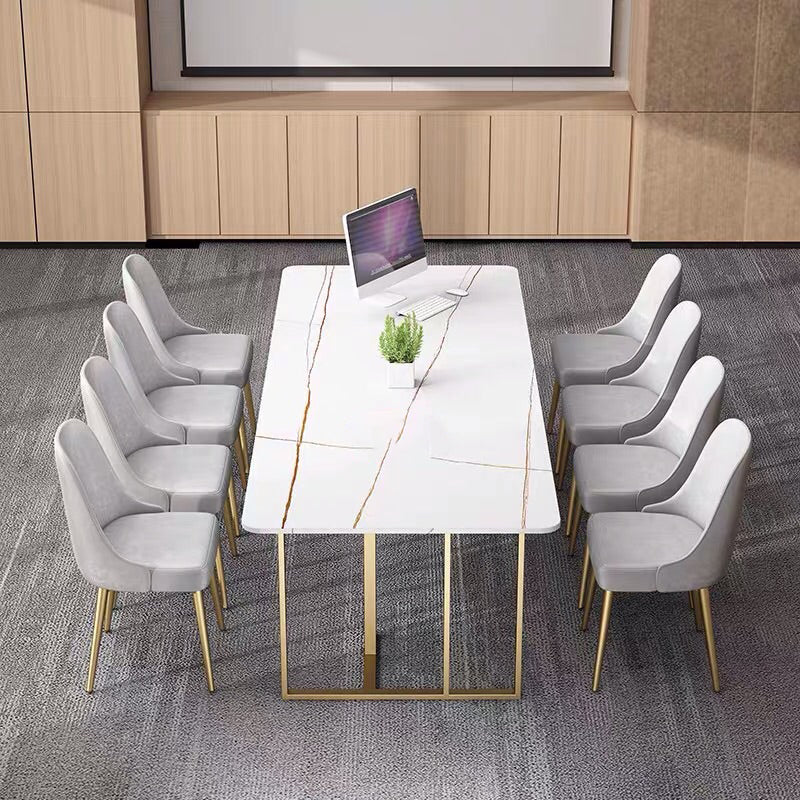 Rectangular Shaped Modern Office Table Slate Writing Desk for Office