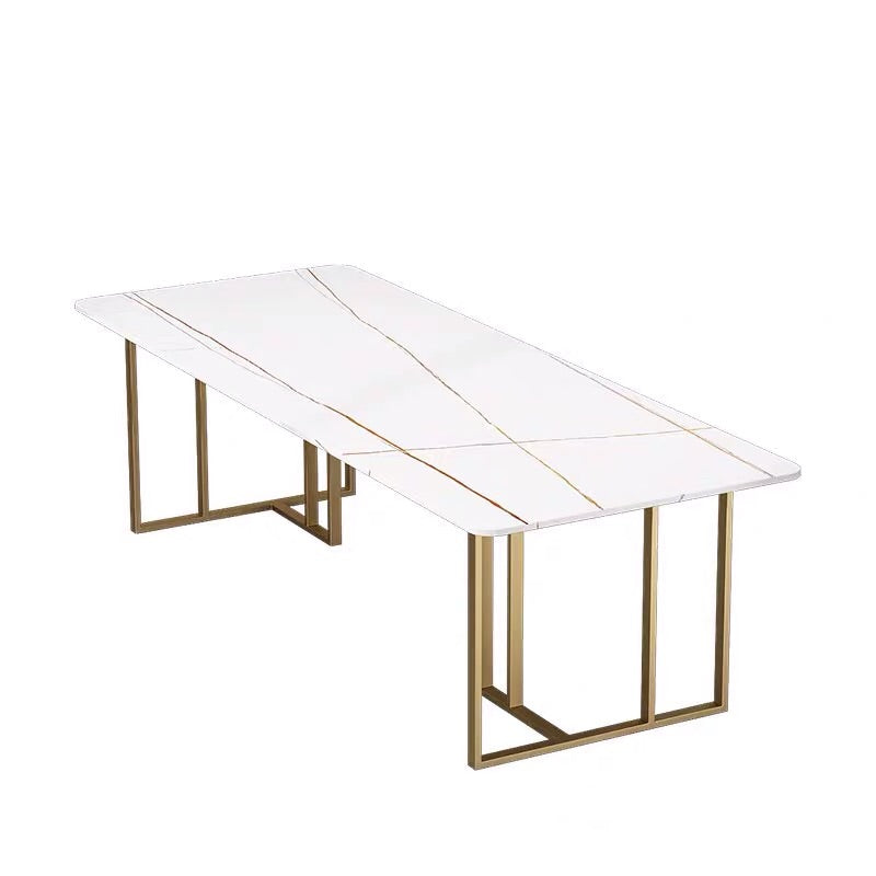 Rectangular Shaped Modern Office Table Slate Writing Desk for Office