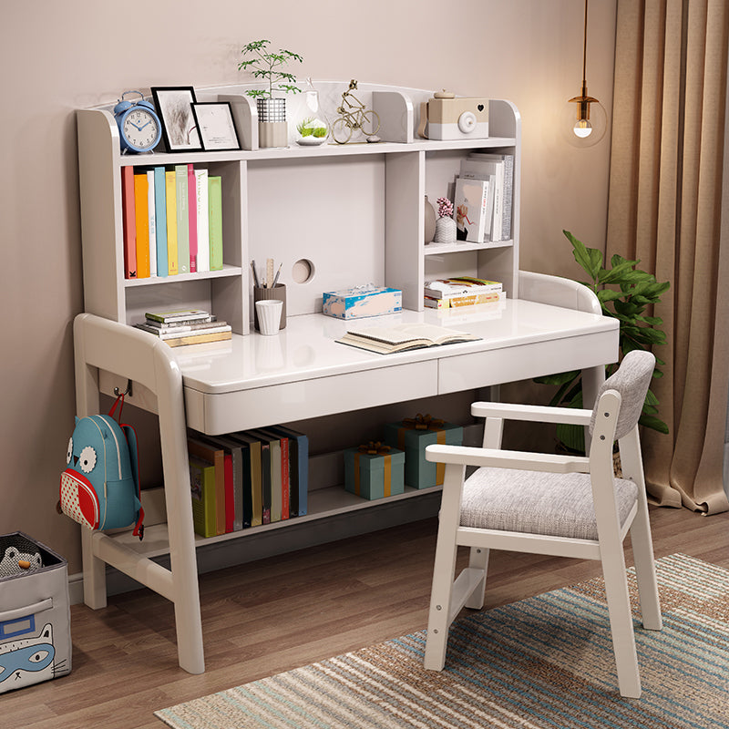 Modern Solid Wood Bedroom Writing Desk Adjustable Office Desk