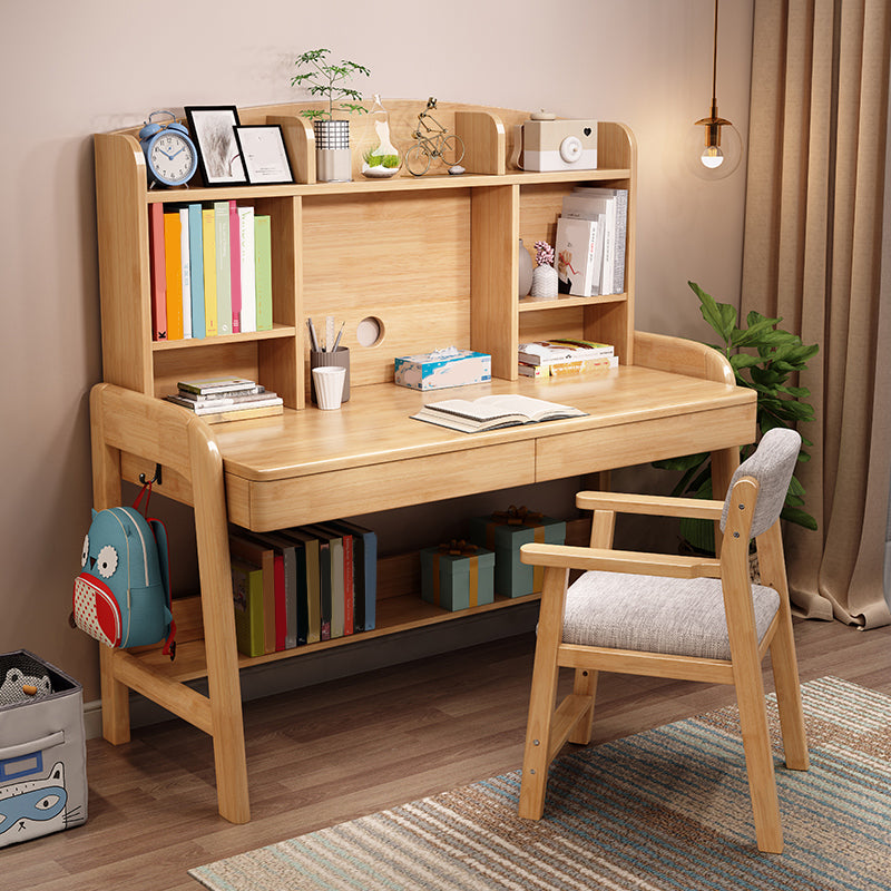 Modern Solid Wood Bedroom Writing Desk Adjustable Office Desk