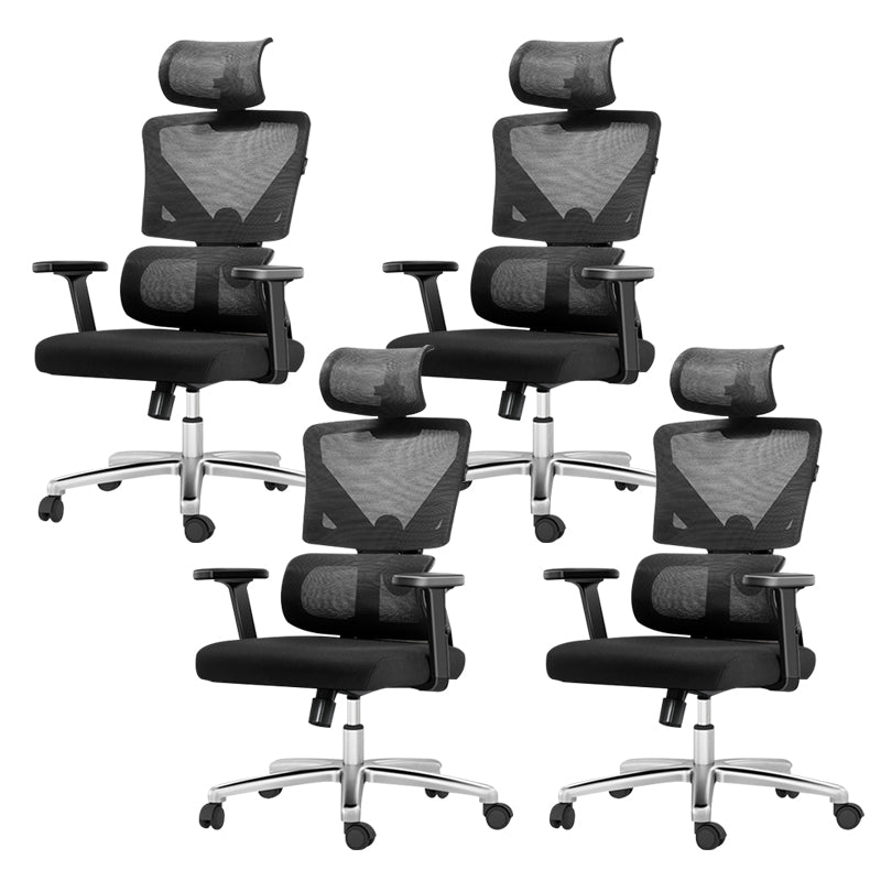 Modernism Adjustable Arm Office Chair Desk Chair with Wheels