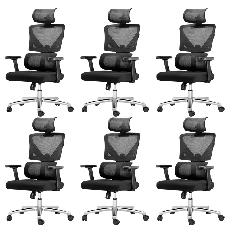 Modernism Adjustable Arm Office Chair Desk Chair with Wheels