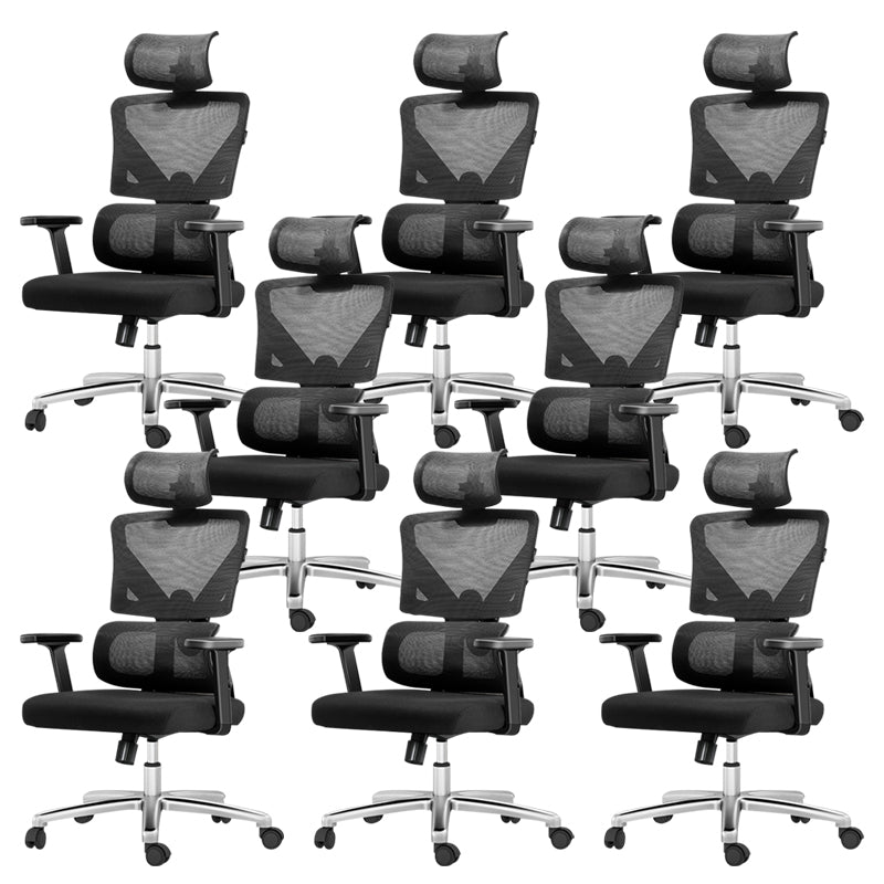 Modernism Adjustable Arm Office Chair Desk Chair with Wheels