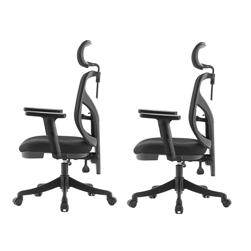 Modern Fixed Arms Task Chair Mesh Back Desk Chair for Office