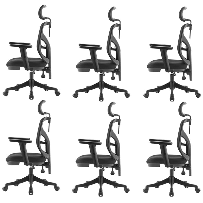 Modern Fixed Arms Task Chair Mesh Back Desk Chair for Office