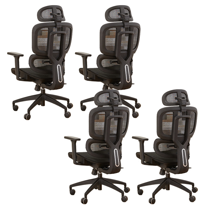 Removable Arms Office Chair Modern Tilt Mechanism No Distressing Chair with Wheels