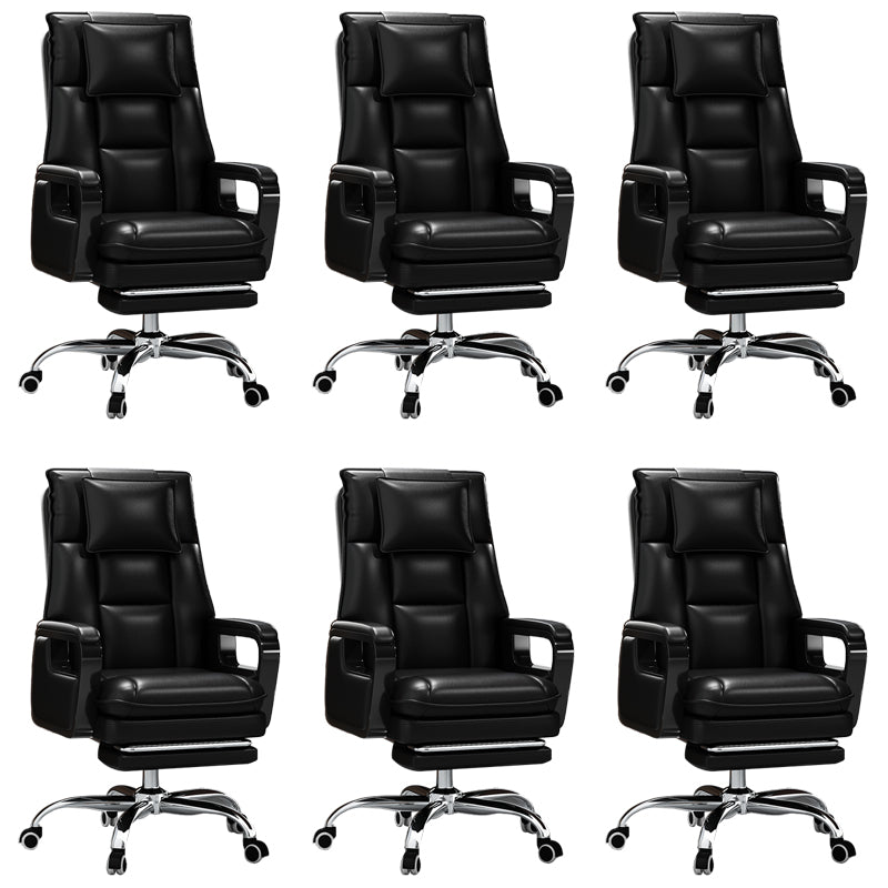 Modern Padded Arms Executive Chair Ergonomic Task Chair for Office