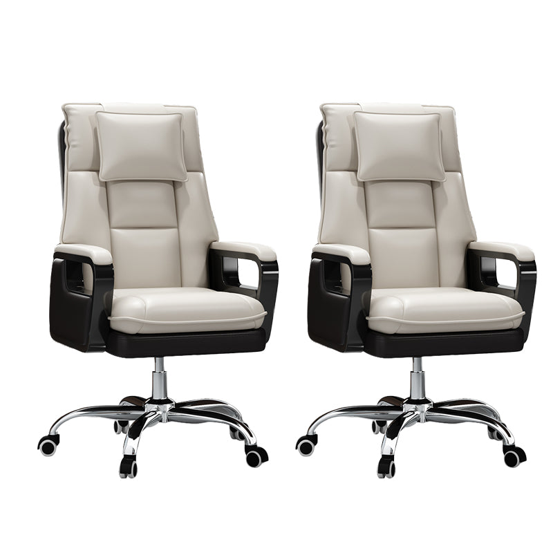 Modern Padded Arms Executive Chair Ergonomic Task Chair for Office