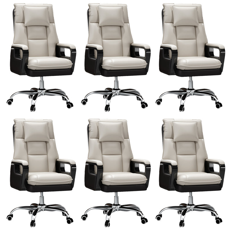 Modern Padded Arms Executive Chair Ergonomic Task Chair for Office