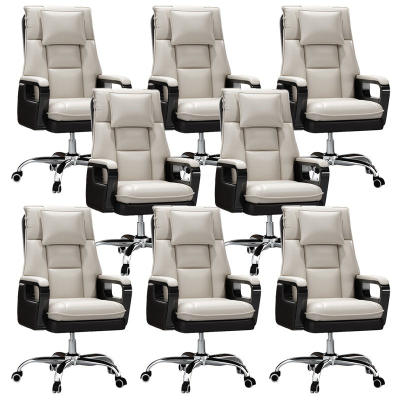 Modern Padded Arms Executive Chair Ergonomic Task Chair for Office