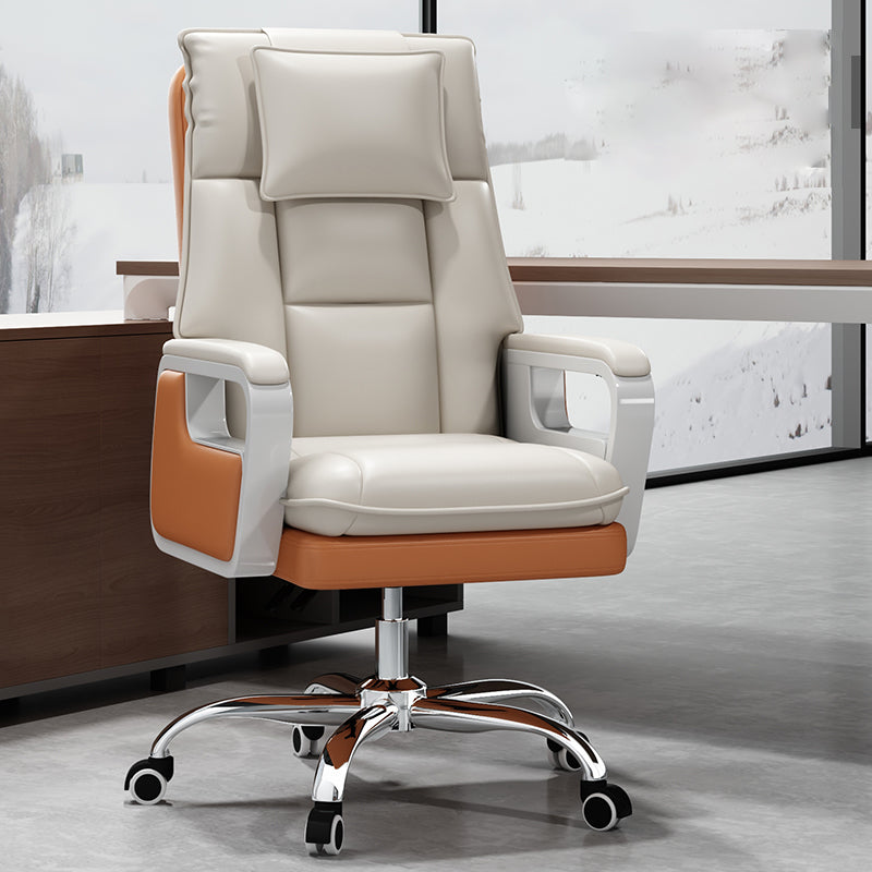 Modern Padded Arms Executive Chair Ergonomic Task Chair for Office