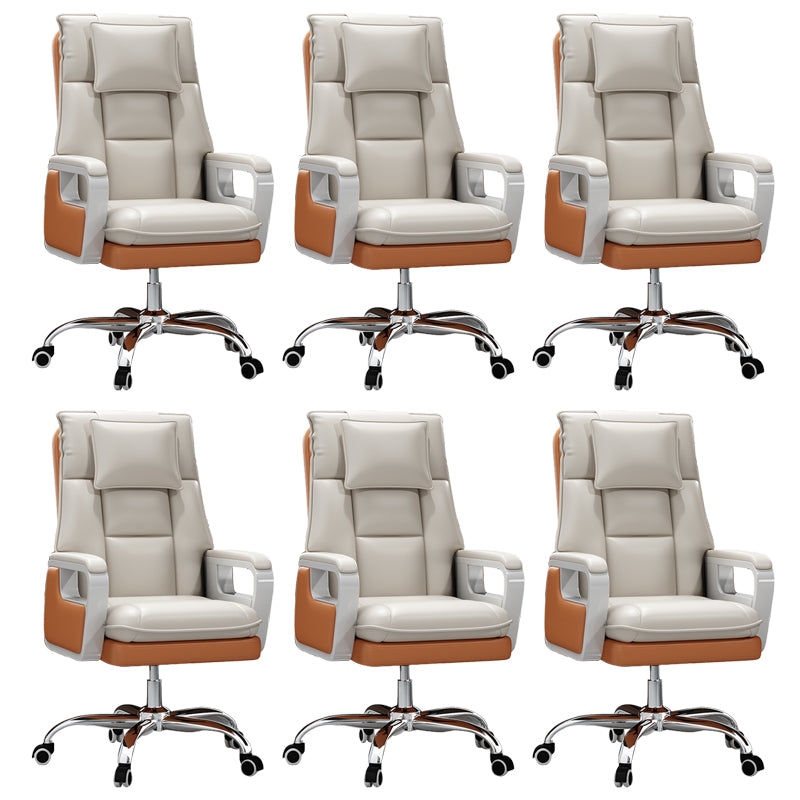 Modern Padded Arms Executive Chair Ergonomic Task Chair for Office