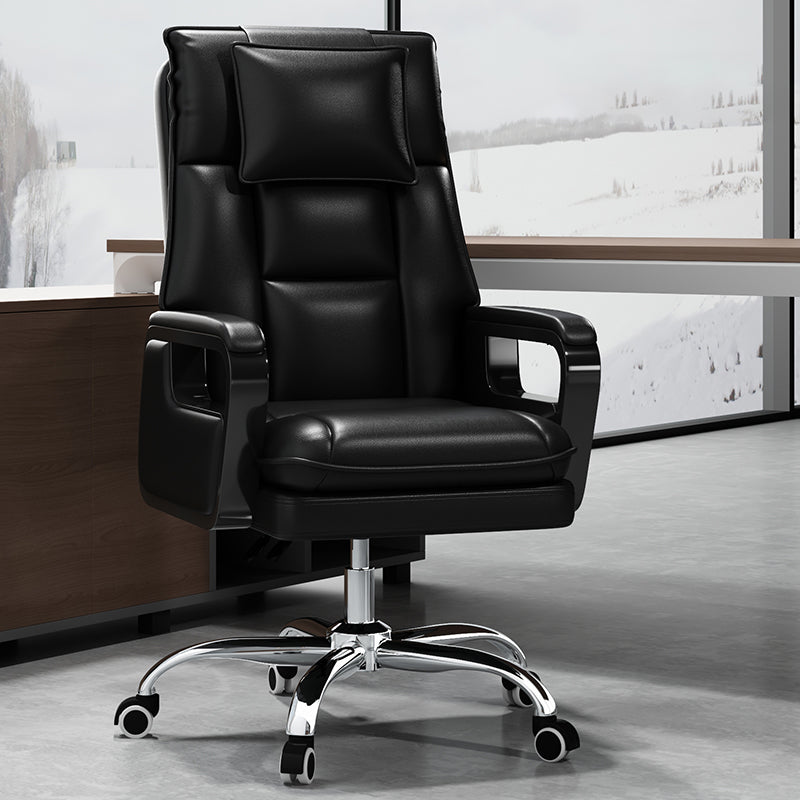 Modern Padded Arms Executive Chair Ergonomic Task Chair for Office