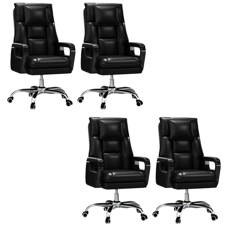 Modern Padded Arms Executive Chair Ergonomic Task Chair for Office