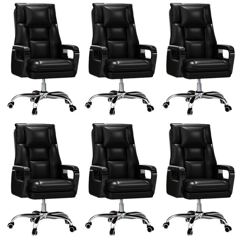 Modern Padded Arms Executive Chair Ergonomic Task Chair for Office