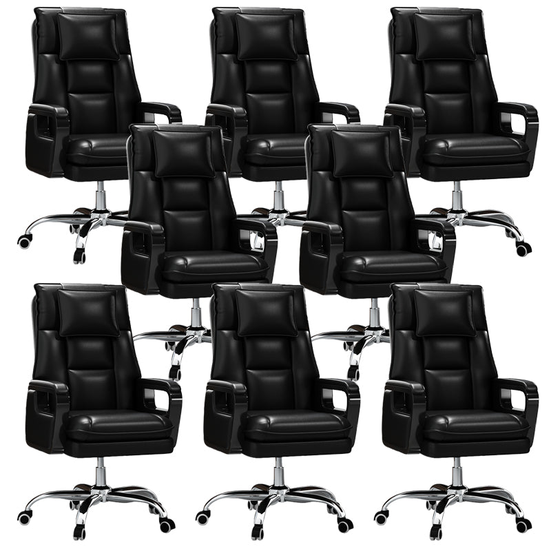 Modern Padded Arms Executive Chair Ergonomic Task Chair for Office