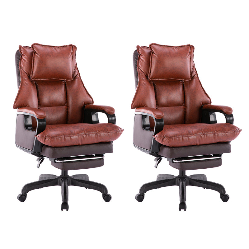 Modern Padded Arms Executive Chair Ergonomic Task Chair for Office