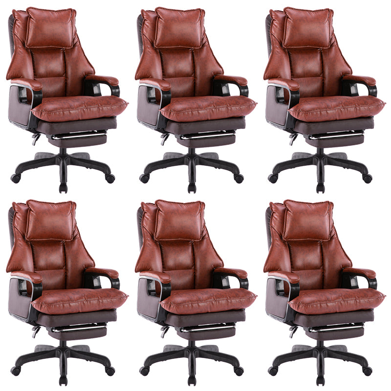 Modern Padded Arms Executive Chair Ergonomic Task Chair for Office