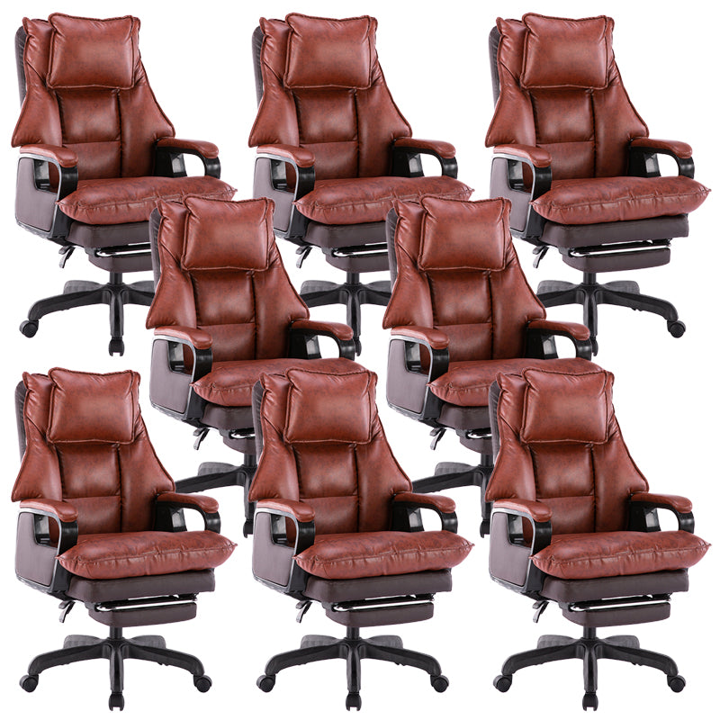 Modern Padded Arms Executive Chair Ergonomic Task Chair for Office