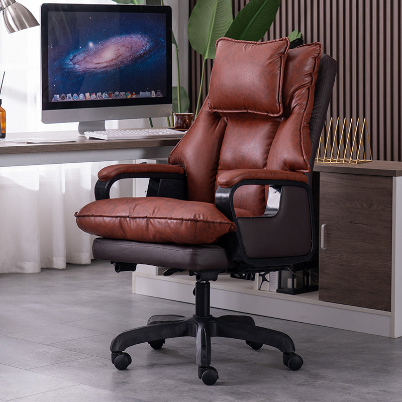 Modern Padded Arms Executive Chair Ergonomic Task Chair for Office