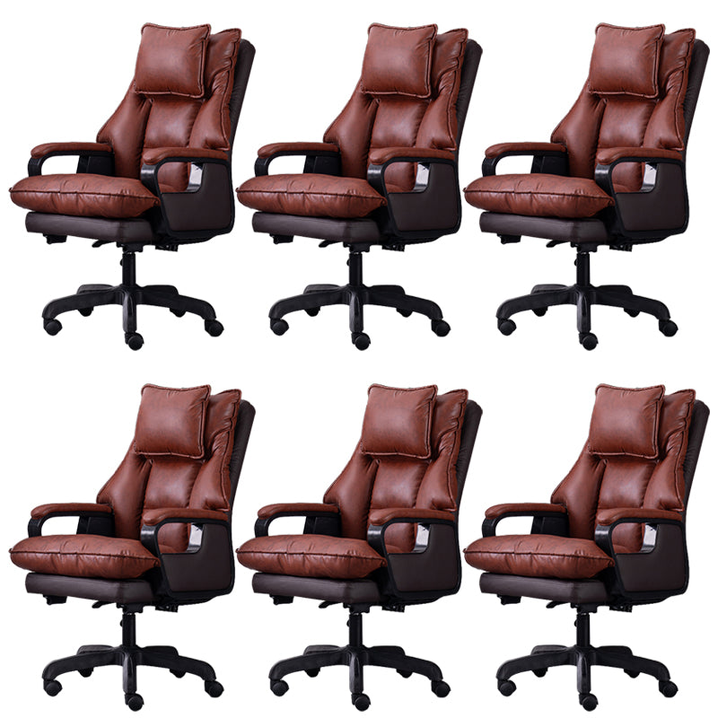 Modern Padded Arms Executive Chair Ergonomic Task Chair for Office