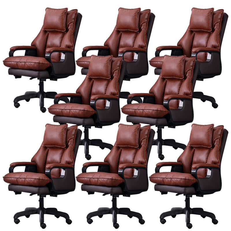 Modern Padded Arms Executive Chair Ergonomic Task Chair for Office