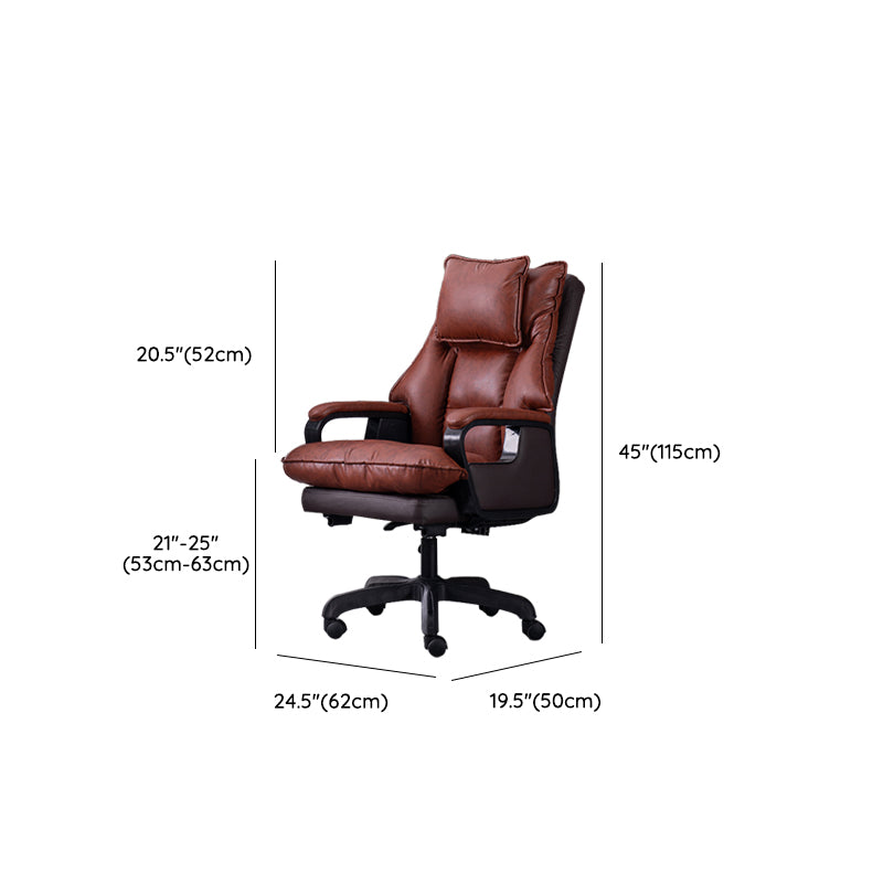 Modern Padded Arms Executive Chair Ergonomic Task Chair for Office