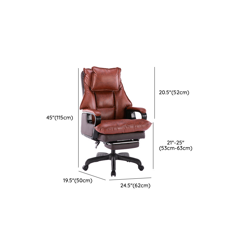 Modern Padded Arms Executive Chair Ergonomic Task Chair for Office