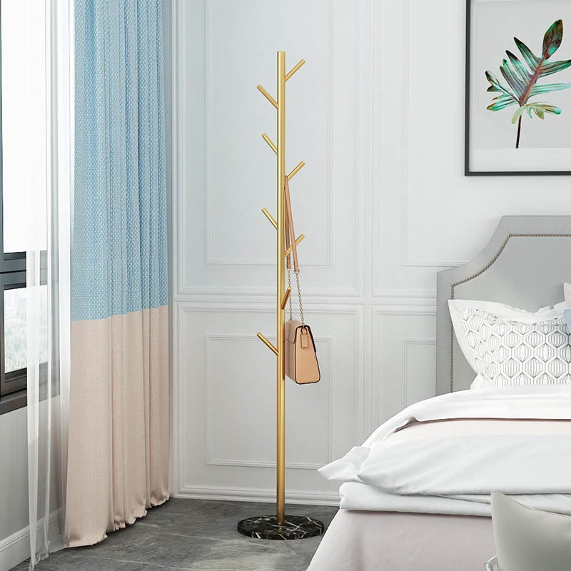 Gorgeous Hall Tree Free Standing Metal Coat Rack with Coat Hooks