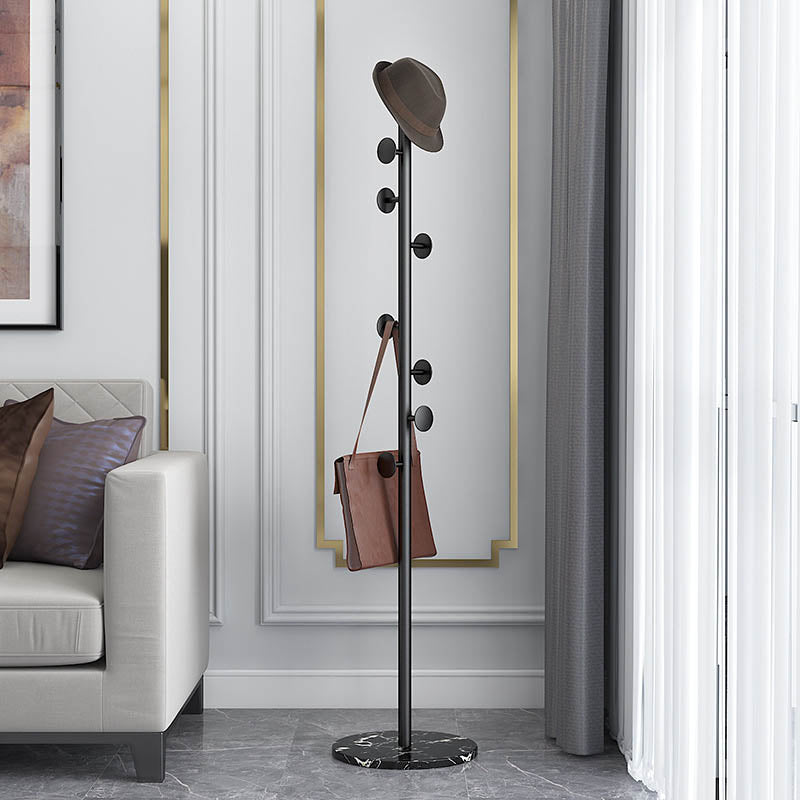 Gorgeous Hall Tree Free Standing Metal Coat Rack with Coat Hooks