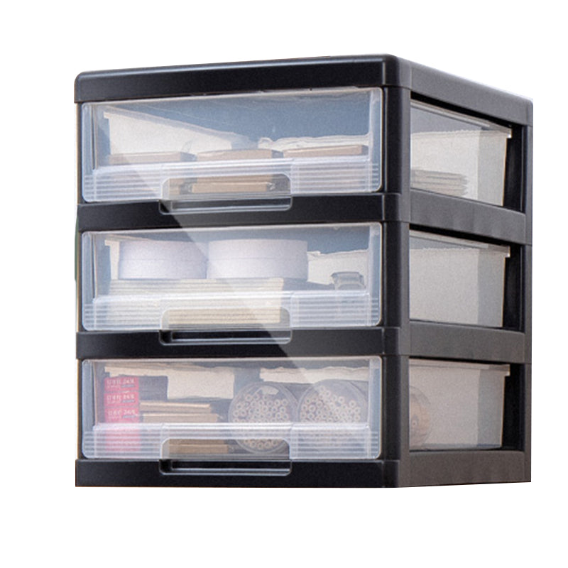 Vertical Transparent Filing Cabinet Modern Plastic Drawers Filing Cabinet