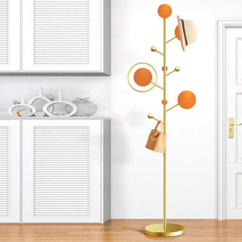 Contemporary Metal Entry Hall Tree 68.9 Inch Tall Entryway Kit