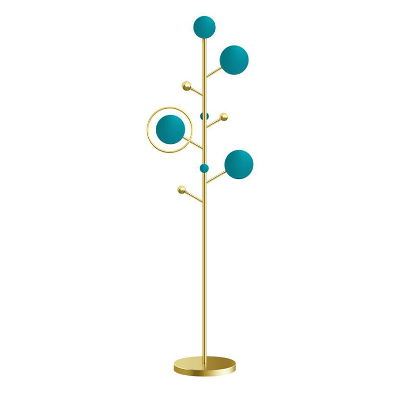 Contemporary Metal Entry Hall Tree 68.9 Inch Tall Entryway Kit