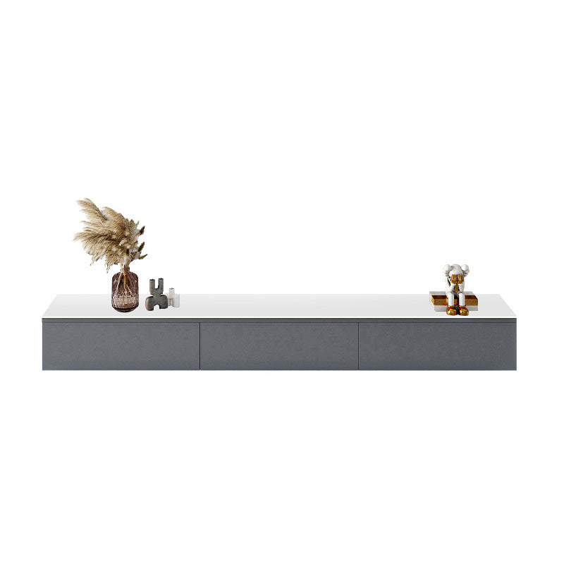 Stone TV Stand Console Wall Mounted Media Console with Drawers