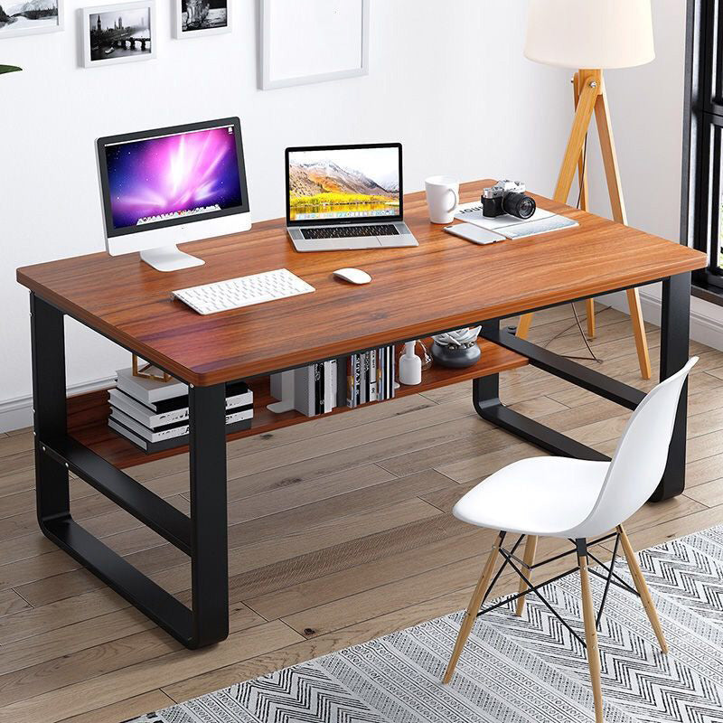 Industrial Office Desk Manufactured Wood Writing Desk for Bedroom