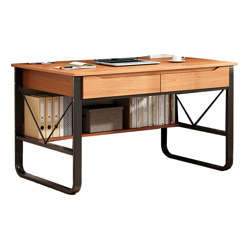 Industrial Office Desk Manufactured Wood Writing Desk for Bedroom