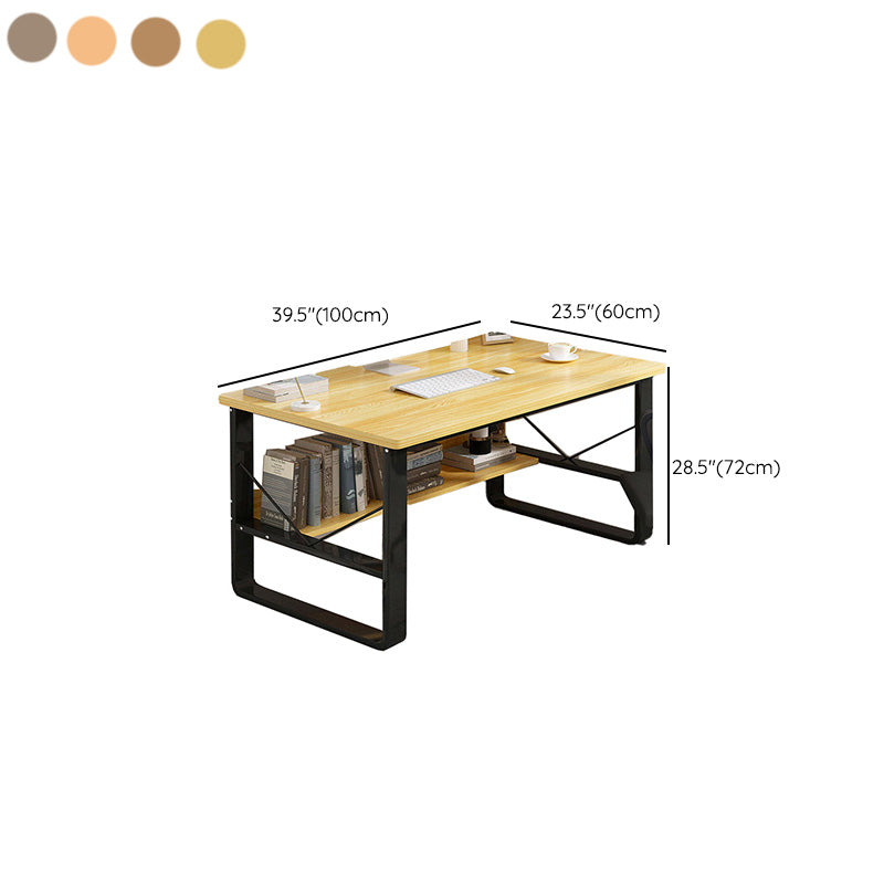 Industrial Office Desk Manufactured Wood Writing Desk for Bedroom