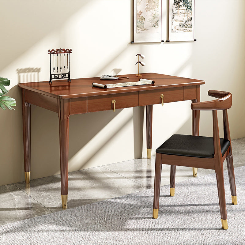 21.7" W√ó29.5" H Home Writing Desk Glam Parsons Base Office Desk