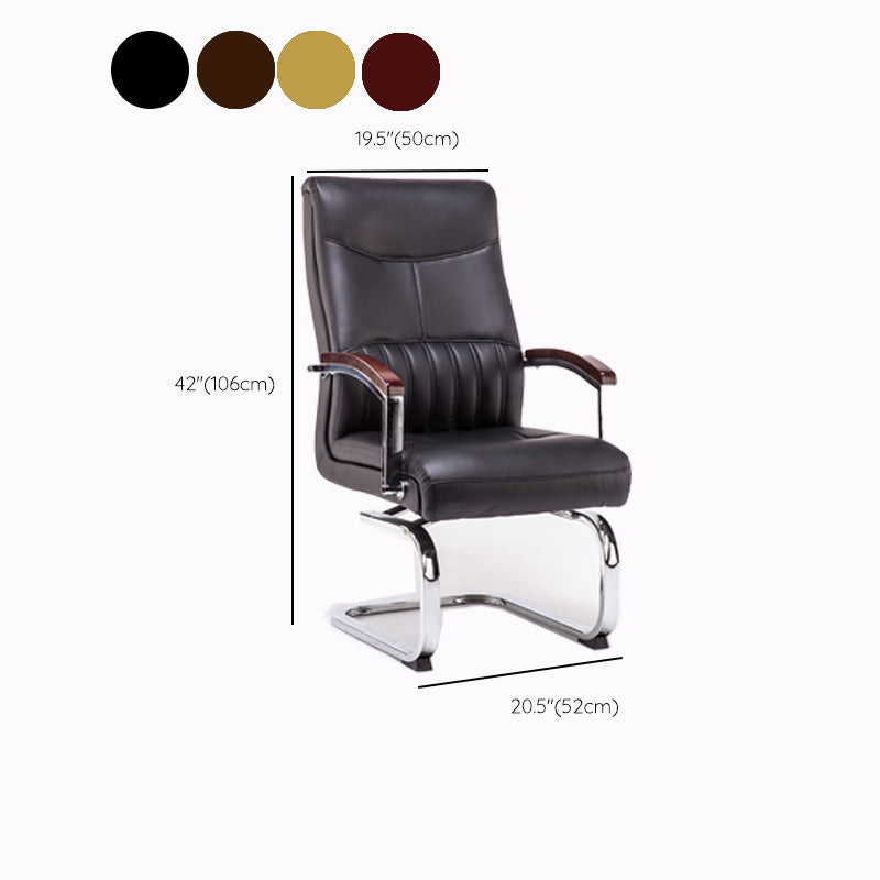 Modern Fixed Arms Task Chair Ergonomic Desk Chair for Office