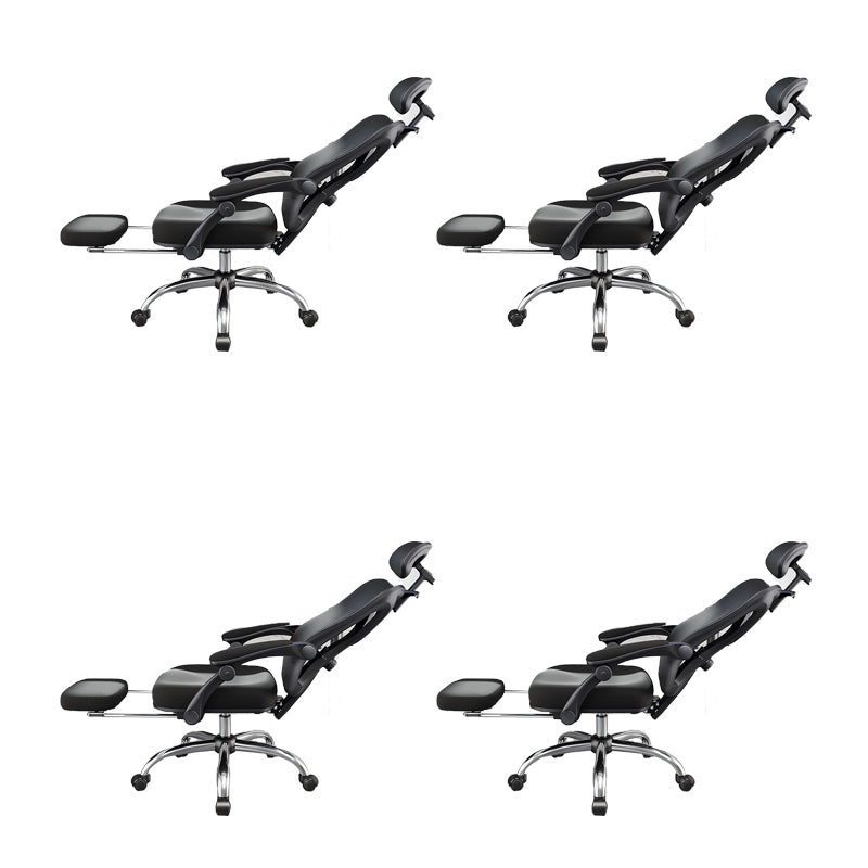 Modern Padded Arms Task Chair Mesh Back Desk Chair for Office