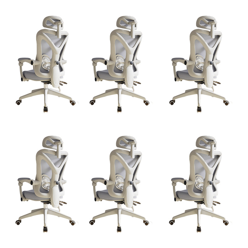 Modern Padded Arms Task Chair Mesh Back Desk Chair for Office