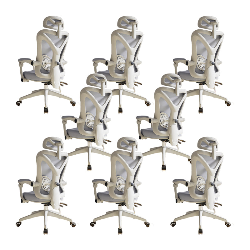 Modern Padded Arms Task Chair Mesh Back Desk Chair for Office