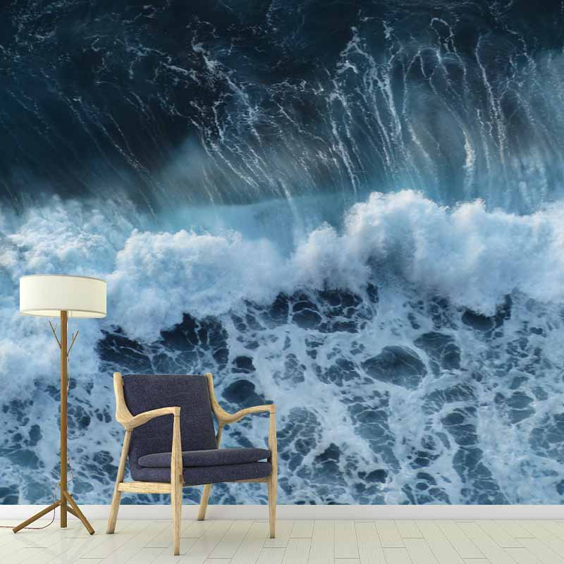 Sea Print Tropical Peel and Stick Wall Mural Photography Stain Resistant