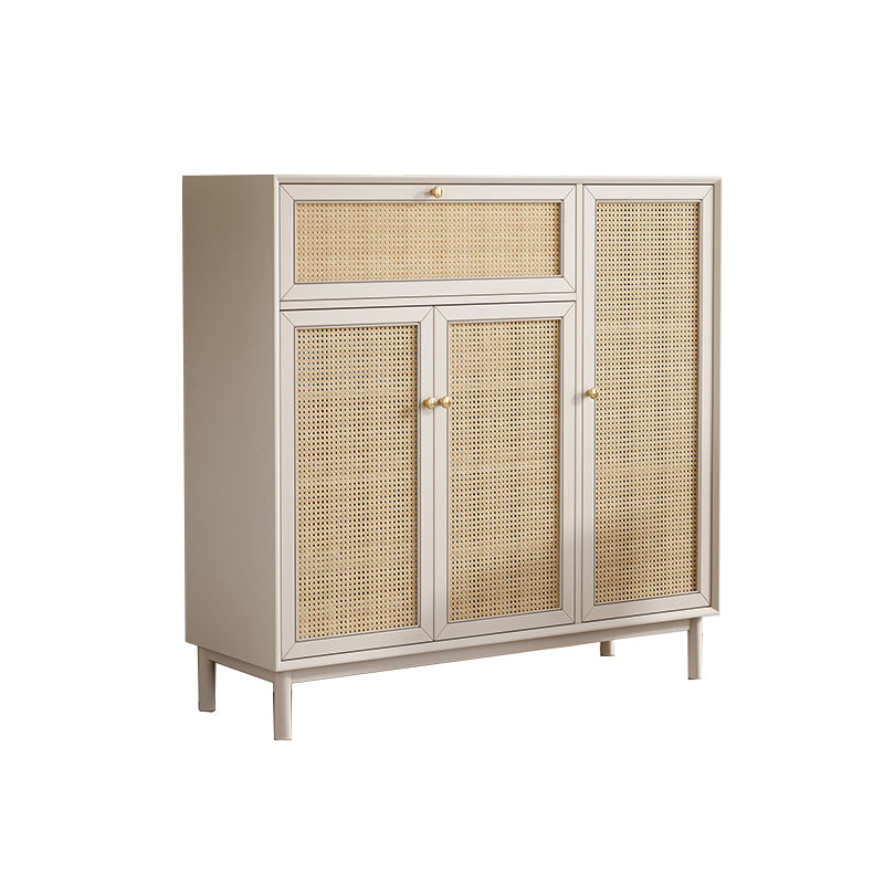 Modern Dining Server Engineered Wood Buffet Server with Doors for Dining Room