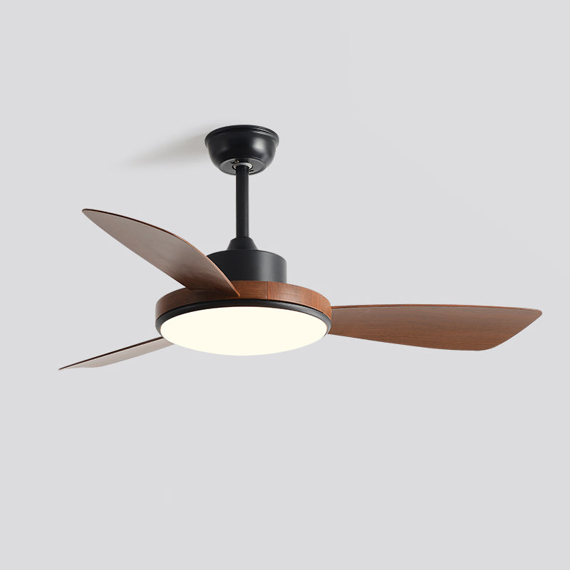 Modern Ceiling Fan Light Fixture Colorful LED Ceiling Lamp for Bedroom